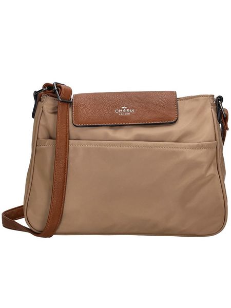 Charm Torebka "Buckingham" w kolorze jasnobrązowym - 28 x 20 x 7 cm rozmiar: onesize. Brązowe torby na ramię Charm, bez wzorów, z materiału, na ramię, bez dodatków. Za 161.73 zł.
