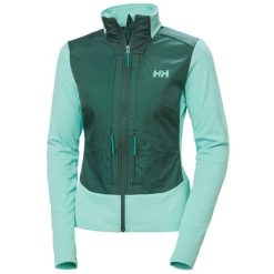 Damska bluza hybrydowa Helly Hansen Versalite. Niebieskie bluzy Helly Hansen, bez wzorów, z polaru, bez kaptura. Za 533.50 zł.