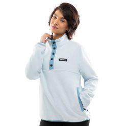 Damska bluza z grubego polaru Sporty zimowe Siroko Nagano-W. Niebieskie bluzy SIROKO, na zimę, m, bez wzorów, z polaru, bez kaptura. Za 253.00 zł.