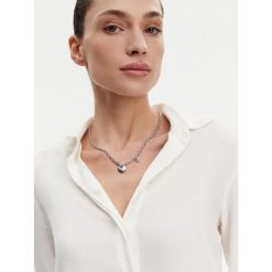 Naszyjnik Guess. Szare naszyjniki Guess, srebrne. Za 189.99 zł.