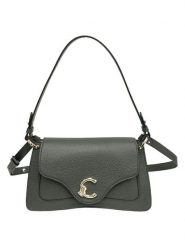 COCCINELLE Skórzana torebka w kolorze ciemnozielonym - 28 x 14 x 11 cm rozmiar: onesize. Zielone torby na ramię Coccinelle, bez wzorów, z materiału, na ramię, bez dodatków. Za 1,068.61 zł.