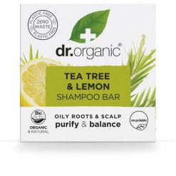 Dr. Organic Stały szampon z drzewa herbacianego i cytryny Szampony 75 g Damski. Szampony do włosów Dr. Organic. Za 92.99 zł.