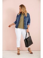 WITT WEIDEN Jegginsy w kolorze białym rozmiar: 21. Białe jeansy WITT WEIDEN, bez wzorów, z podwyższonym stanem. Za 30.49 zł.