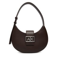 Torebka Armani Exchange. Brązowe torebki klasyczne Armani Exchange, bez wzorów, bez dodatków. Za 599.99 zł.