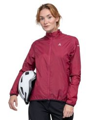 Schöffel Kurtka kolarska "Cannobio" w kolorze jagodowym rozmiar: 44. Różowe kurtki sportowe Schöffel, bez wzorów, bez kaptura, rowerowe. Za 172.95 zł.