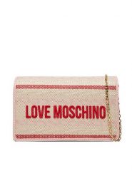LOVE MOSCHINO Torebka JC4241PP0MKO110A Różowy. Czerwone torebki klasyczne Love Moschino, bez wzorów, ze skóry, bez dodatków. Za 369.99 zł.