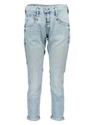 Herrlicher Dżinsy - Slim fit - w kolorze błękitnym rozmiar: W30. Niebieskie jeansy Herrlicher, z aplikacjami, z podwyższonym stanem. Za 220.12 zł.