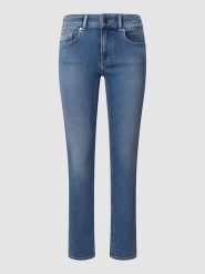 Pepe Jeans Dżinsy "New Broke" - Slim fit - w kolorze niebieskim rozmiar: W28/L32. Niebieskie jeansy Pepe Jeans, l, z aplikacjami. Za 175.67 zł.