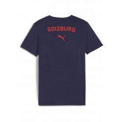 Koszulka młodzieżowa Casuals FC Red Bull Salzburg PUMA Navy Red Blue. Czerwona bluzki Puma, m, bez wzorów, młodzieżowe, bez kołnierzyka, bez ramiączek. Za 169.00 zł.