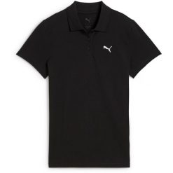 Koszulka Puma Ess Polo, Kobiety. Czarne koszulki polo Puma, bez wzorów, z bawełny, bez ramiączek. Za 190.00 zł.