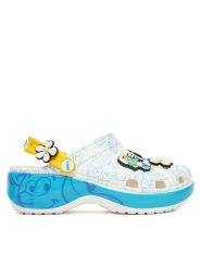 Crocs Klapki Smurfs Platform Clog 210822 Kolorowy. Klapki Crocs, bez wzorów, z tworzywa sztucznego, bez obcasa. Za 259.99 zł.