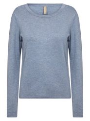 Soyaconcept Sweter "Dollie" w kolorze błękitnym rozmiar: XXL. Niebieskie swetry Soyaconcept, xxl, bez wzorów, bez ramiączek. Za 184.95 zł.