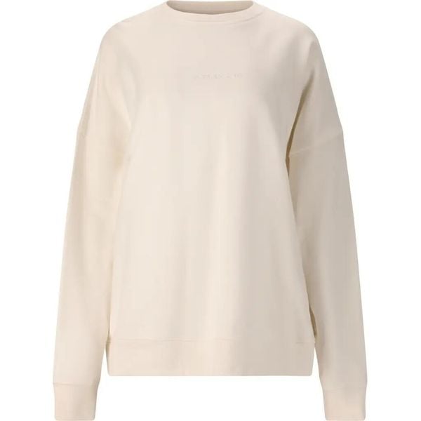 Oversized bluza z okrągłym dekoltem dla kobiet Athlecia Gidon. Szare bluzy Athlecia, uniwersalny, bez wzorów, z bawełny, bez kaptura. Za 216.00 zł.
