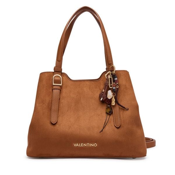 Torebka Valentino. Brązowe torebki klasyczne Valentino, bez wzorów, bez dodatków. Za 749.99 zł.