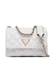 Guess Torebka Giully II Mini HWKG96 73740 Biały. Białe listonoszki Guess, z aplikacjami, ze skóry, bez dodatków. Za 549.99 zł.