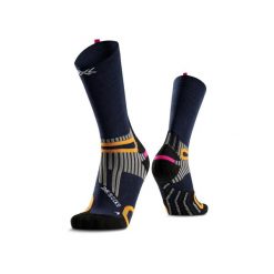 Skarpetki X-Socks Anatomix Merino Crew. Niebieskie skarpety X Socks, bez wzorów, z wełny. Za 232.50 zł.