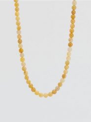 Naszyjnik z kamieniami - jasnożółty. Żółte naszyjniki Reserved. Za 69.99 zł.