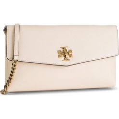 Torebka TORY BURCH - Kira Mixed-Materials Clutch 56389 New Cream 122. Brązowe torby na ramię Tory Burch, bez wzorów, ze skóry, bez dodatków. Za 1,269.00 zł.
