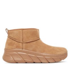 Śniegowce Skechers. Brązowe trapery i śniegowce Skechers. Za 339.99 zł.