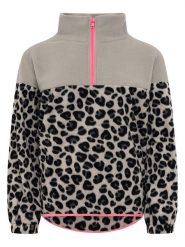 Zwillingsherz Bluza polarowa "Leo" w kolorze szarym rozmiar: M. Szare bluzy Zwillingsherz, m, bez wzorów, z polaru, bez kaptura. Za 162.11 zł.