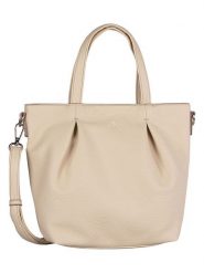 Tom Tailor Torebka "Laurie" w kolorze kremowym - 30 x 26 x 9,5 cm rozmiar: onesize. Brązowe torby na ramię Tom Tailor, bez wzorów, z materiału, przez ramię, bez dodatków. Za 119.12 zł.