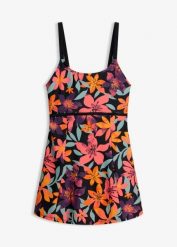 Sukienka kąpielowa, szybko schnąca. Czarne sukienki bonprix, na plażę, bez wzorów, bez kołnierzyka, bez ramiączek. Za 169.99 zł.