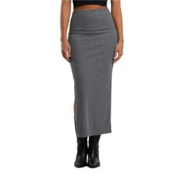 Spódnica Maxi Z Wysokim Rozcięciem Dla Kobiet. Fioletowe spódnice Urban Classics, m, bez wzorów, maxi. Za 64.99 zł.