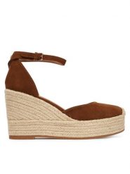 BOSS Espadryle Madeira 50563452 Brązowy. Brązowe espadryle Boss, bez wzorów, ze skóry, bez obcasa, bez zapięcia. Za 799.99 zł.