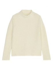 Marc O´Polo Sweter w kolorze kremowym rozmiar: L. Brązowe swetry l, bez wzorów, z bawełny, bez ramiączek. Za 206.42 zł.