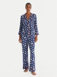 Kate Spade Piżama KSI82772 Niebieski Regular Fit. Niebieskie piżamy Kate Spade, bez wzorów, z syntetyku, bez ramiączek. Za 559.99 zł.