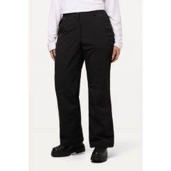 Damskie Funkcyjne spodnie termiczne wodoodporne pochodzące z recyklingu. Czarne spodnie narciarskie Ulla Popken, plus size, bez wzorów, z elastanu, narciarskie. Za 480.99 zł.