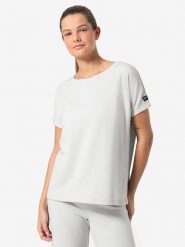 Super.natural Koszulka "Cosy" w kolorze białym rozmiar: M. Białe bluzki super.natural, m, bez wzorów, z wełny, bez kołnierzyka, bez ramiączek. Za 165.99 zł.