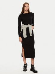Brave Soul Sukienka codzienna LDRJ-624CAMILA Czarny Regular Fit. Czarne sukienki Brave Soul, na co dzień, xl, bez wzorów, z syntetyku, bez kołnierzyka, bez ramiączek, proste. Za 59.99 zł.