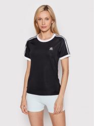Adidas T-Shirt adicolor Classics 3-Stripes HM6411 Czarny Slim Fit. Czarne t-shirty Adidas, bez wzorów, z syntetyku, bez kołnierzyka, bez ramiączek. Za 139.99 zł.