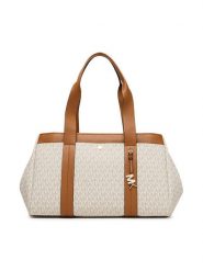 MICHAEL Michael Kors Torebka Romee 30T5G1ZT7B Beżowy. Brązowe torebki klasyczne MICHAEL Michael Kors, bez wzorów, ze skóry, bez dodatków. Za 1,669.00 zł.