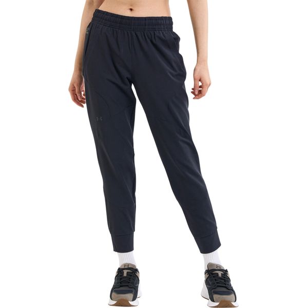 Spodnie sportowe damskie Under Armour Unstoppable Jogger. Czarne spodnie sportowe Under Armour, xl, bez wzorów, z dresówki, do biegania. Za 511.00 zł.
