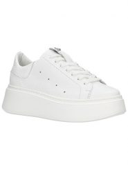 Wojas Skórzane sneakersy w kolorze białym rozmiar: 37. Białe trampki Wojas, bez wzorów, bez zapięcia. Za 299.37 zł.