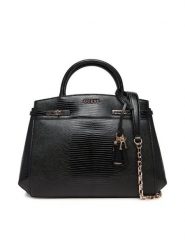 Guess Torebka Melinda HWKL99 33060 Czarny. Czarne torebki klasyczne Guess, z aplikacjami, ze skóry, bez dodatków. Za 679.99 zł.