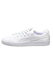 Puma Skórzane sneakersy "Basket Crush Emboss" w kolorze białym rozmiar: 36. Białe trampki Puma, bez wzorów, ze skóry, bez zapięcia. Za 142.59 zł.