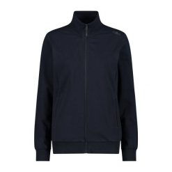 Damska bluza dresowa CMP. Niebieskie bluzy CMP, bez wzorów, z dresówki, bez kaptura. Za 266.55 zł.