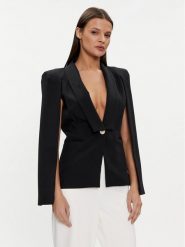 Liu Jo Marynarka CA4198 T2200 Czarny Regular Fit. Czarne marynarki i żakiety Liu Jo, bez wzorów, z syntetyku. Za 2,269.00 zł.