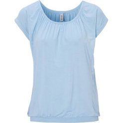 Soyaconcept Bluzka Marica błękitny female niebieski S (38). Niebieskie bluzki Soyaconcept, s, bez wzorów, z bawełny, bez kołnierzyka, bez ramiączek. W wyprzedaży za 85.00 zł.