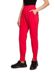 Made of emotion Spodnie dresowe w kolorze czerwonym rozmiar: L. Czerwone spodnie dresowe Made Of Emotion, l, bez wzorów, z dresówki. Za 179.22 zł.