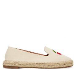 Espadryle DeeZee. Brązowe espadryle DeeZee, bez wzorów, bez obcasa, bez zapięcia. Za 119.99 zł.