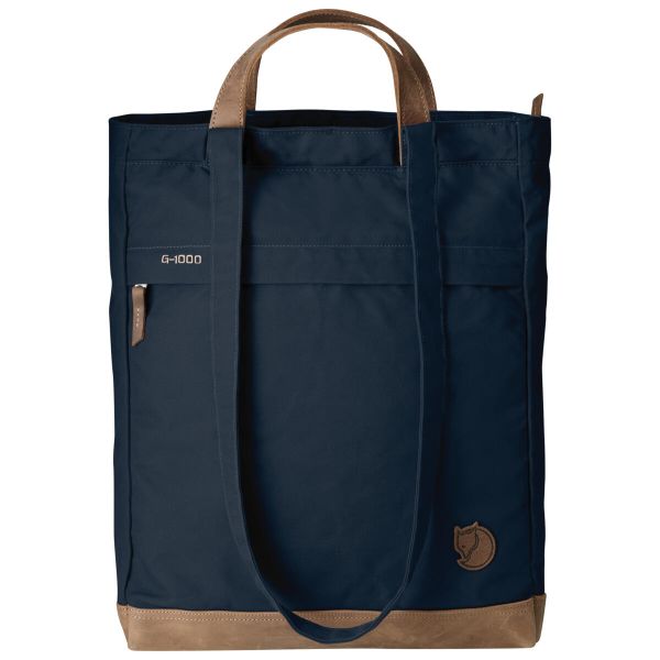 Torba na ramię Fjallraven Totepack No. 2 - navy. Niebieskie torby na ramię Fjällräven, bez wzorów, sportowe, na ramię, bez dodatków. Za 647.99 zł.