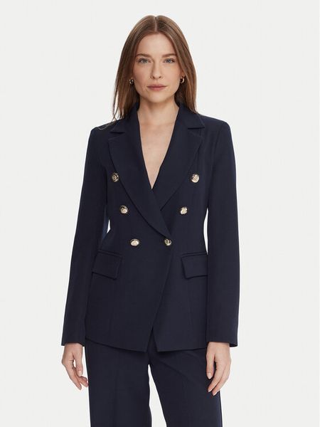 Maryley Marynarka 25IB139/43BL Granatowy Regular Fit. Niebieskie marynarki i żakiety Maryley, l, bez wzorów, z syntetyku. Za 499.99 zł.