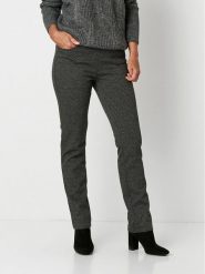 Relaxed by TONI Spodnie "Alice" w kolorze czarno-białym rozmiar: 36. Czarne spodnie materiałowe Relaxed by TONI, bez wzorów, z materiału, z podwyższonym stanem. Za 136.45 zł.