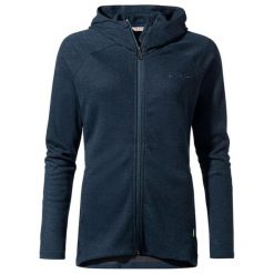 Bluza trekkingowa damska Vaude Redmont Hoody. Niebieskie bluzy Vaude, bez wzorów, z poliesteru, bez kaptura. Za 280.35 zł.