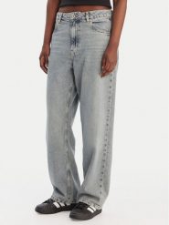 HUGO Jeansy Leni_B 50557383 Niebieski Regular Fit. Niebieskie jeansy Hugo, bez wzorów. Za 549.99 zł.