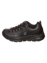 Skechers Skórzane sneakersy "Arch Fit Sr-Trickell II" w kolorze czarnym rozmiar: 36. Czarne trampki Skechers, bez wzorów, z materiału, bez zapięcia. Za 314.95 zł.